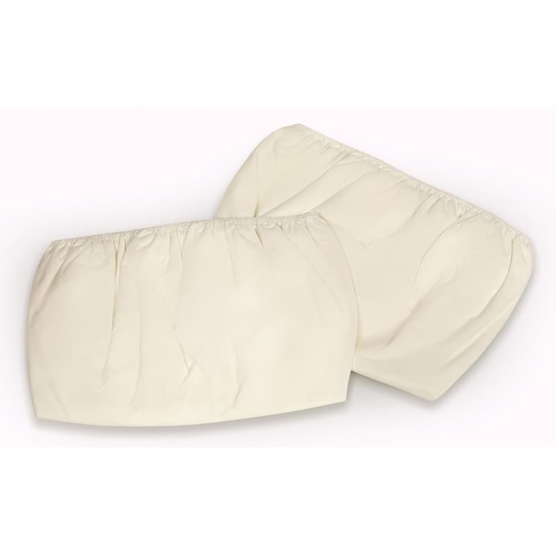 Badger Basket Fitted Sheets for Elite Oval Baby Bassinets (Set of 2) - Ecru