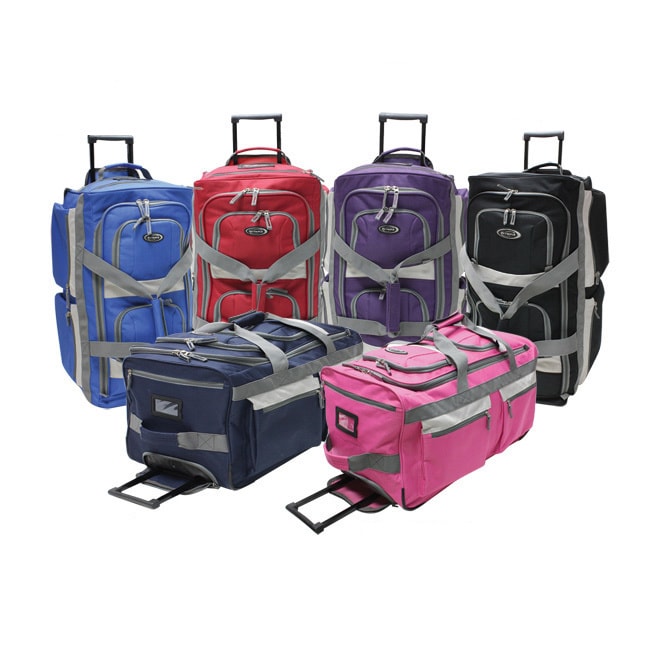 duffel bags with wheels online