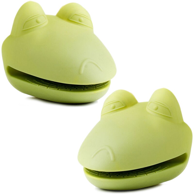 frog silicone oven mitt