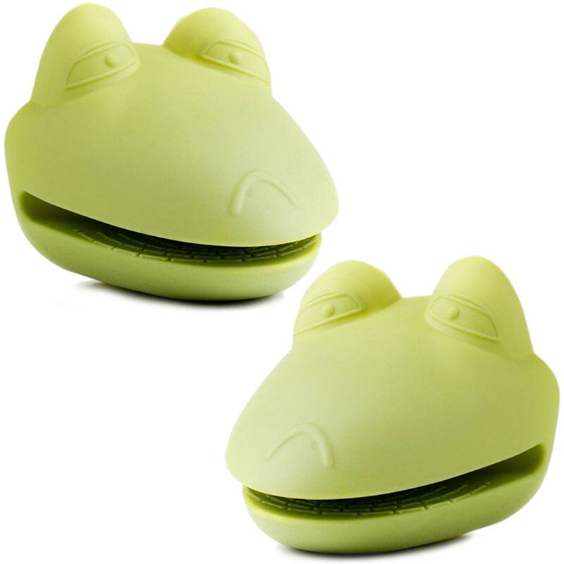 Kitchen Kritters Silicone Frog Pot Holders (Set of 2)