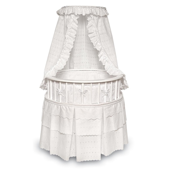 baby girl bassinet with canopy