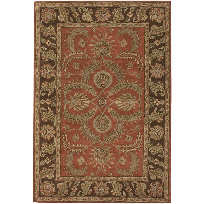 Hand tufted Mandara Traditional Wool Rug (5 X 8)