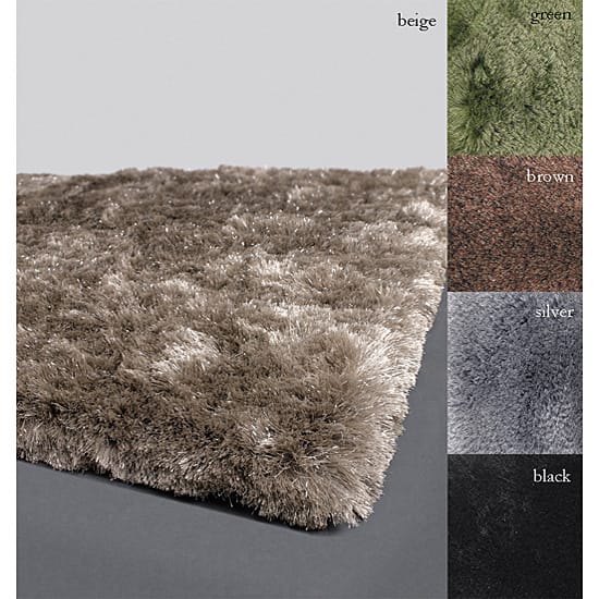 Artist's Loom Hand-woven Shag Rug (9' x 13')