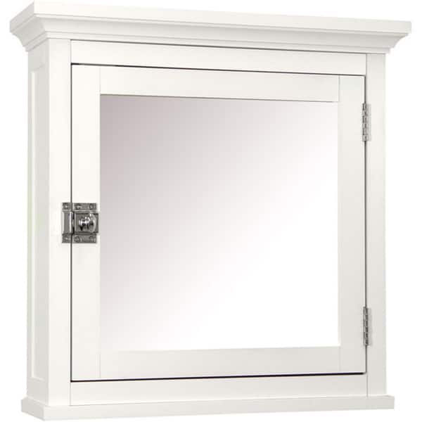 slide 1 of 1, Classique 18-inch White Medicine Cabinet by Elegant Home Fashions