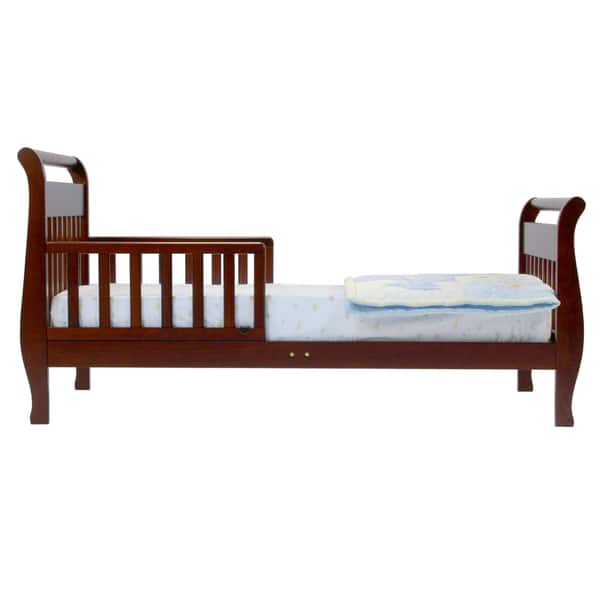 Davinci Sleigh Toddler Bed In Cherry Overstock 3164676