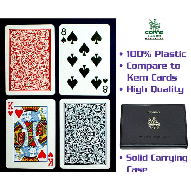 Copag Red/ Blue Paisley Playing Cards (two Decks)