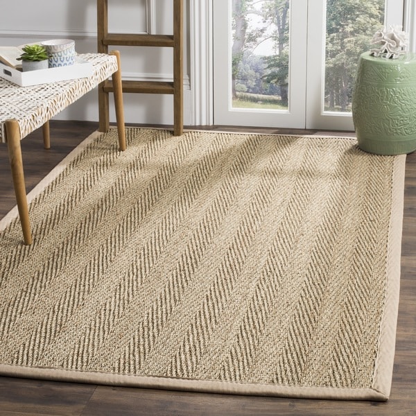 Safavieh Casual Natural Fiber Hand-Woven Sisal Natural / Beige Seagrass Area Rug - 3' x 5'