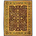 Safavieh Handmade Antiquities Mahal Brown/ Blue Wool Rug - 7'6 x 9'6