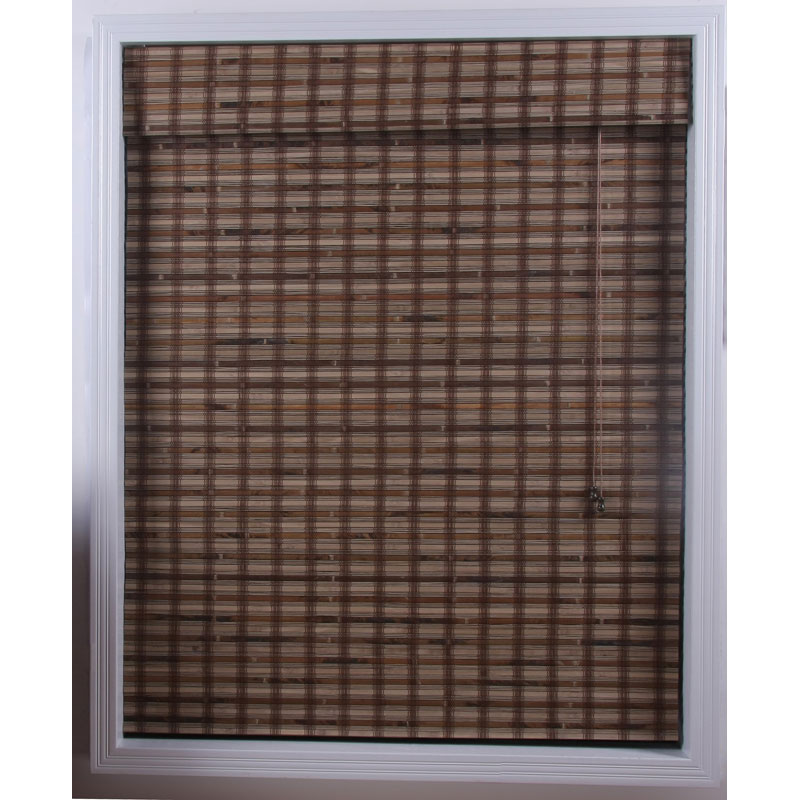 Arlo Blinds Guinea Deep Bamboo Roman Shade (42 in. x 74 in.)
