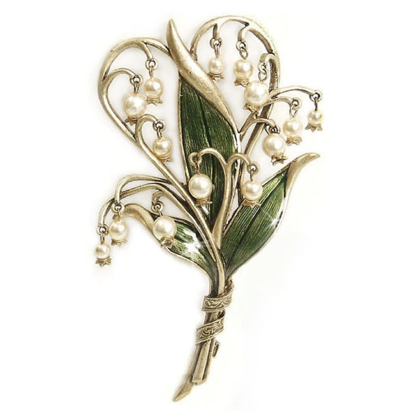 Sweet Romance Lily of the Valley Pin - Overstock Shopping - Big ...