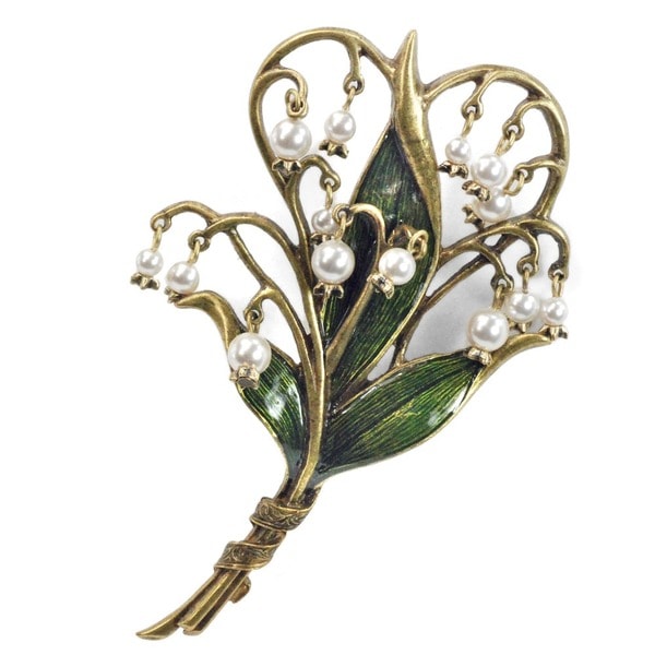 Sweet Romance Lily of the Valley Pin   11292455  