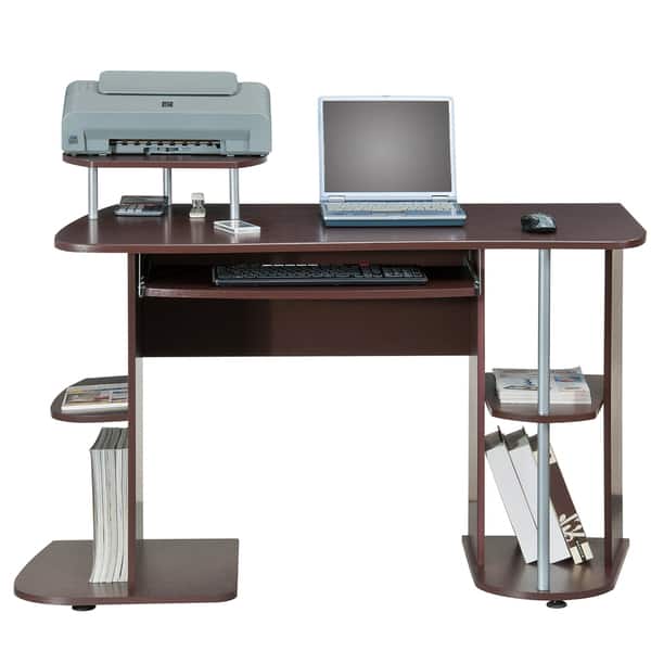 Deluxe All In One Computer Desk Workstation 3174488 One Computer Desk Workstation
