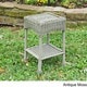 International Caravan Chelsea Resin Wicker Side Table - Thumbnail 2