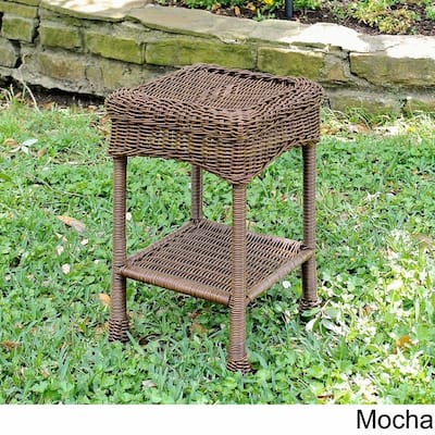 Buy Tan Wicker Outdoor Coffee Side Tables Online At Overstock