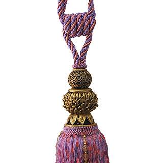 Aurora Home Lotus Head Tassel Curtain Tie Back (Set of 2)