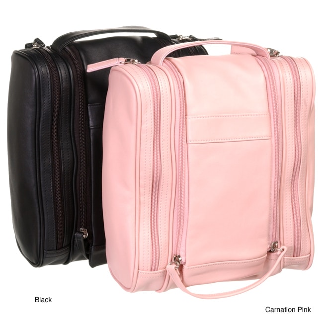 Royce Leather Deluxe Toiletry Bag - 11298666 - Overstock.com Shopping ...
