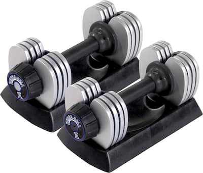 Stamina 25-pound Versa Bell II Adjustable Dumbbells (Set of 2)