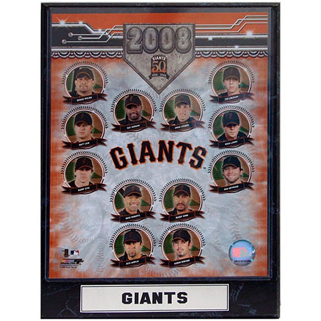 San Francisco Giants '08 Collectible Photo Plaque