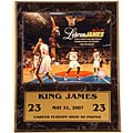 LeBron James 12x15 Sat Plaque