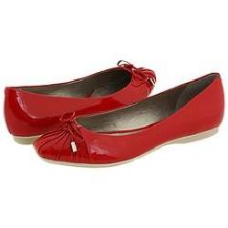 Geox D Kayla 01 Red Patent Nappa Flats  