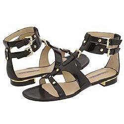 Via Spiga Nile Tmoro Softy Patent/Baby Calf Sandals