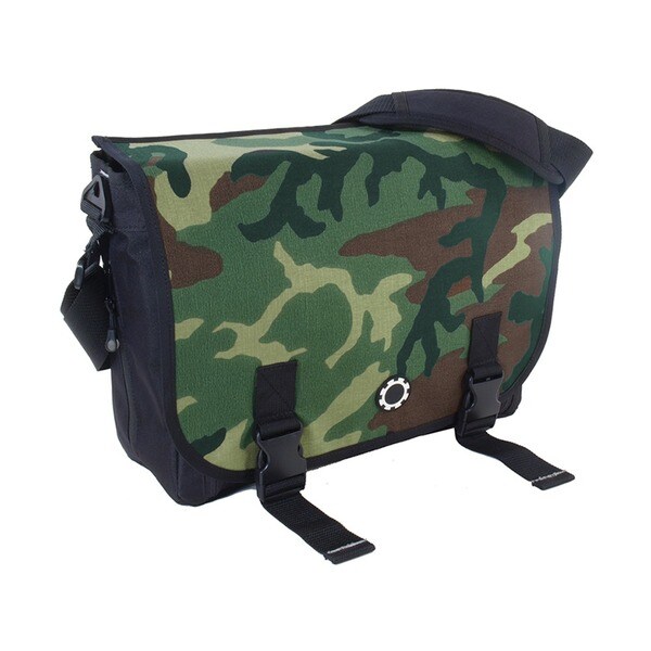 Shop DadGear Messenger Diaper Bag, Basic Camouflage Free Shipping