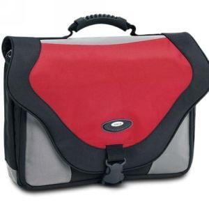 Solo Classic Red/black 17 inch Laptop Messenger Bag