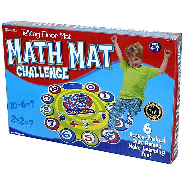 Learning Resources Talking Math Mat Challenge - Free Shipping On Orders ...