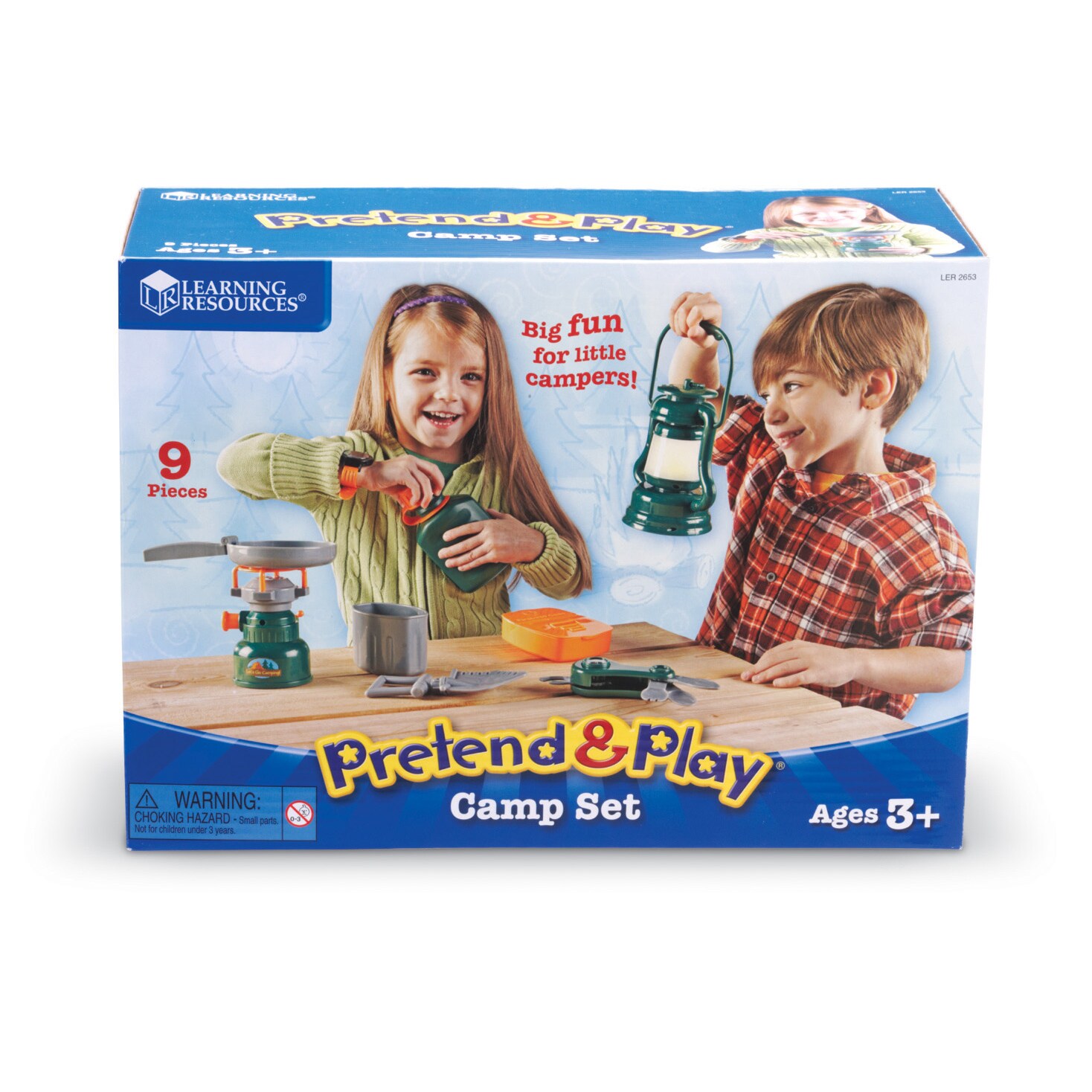pretend play camp set