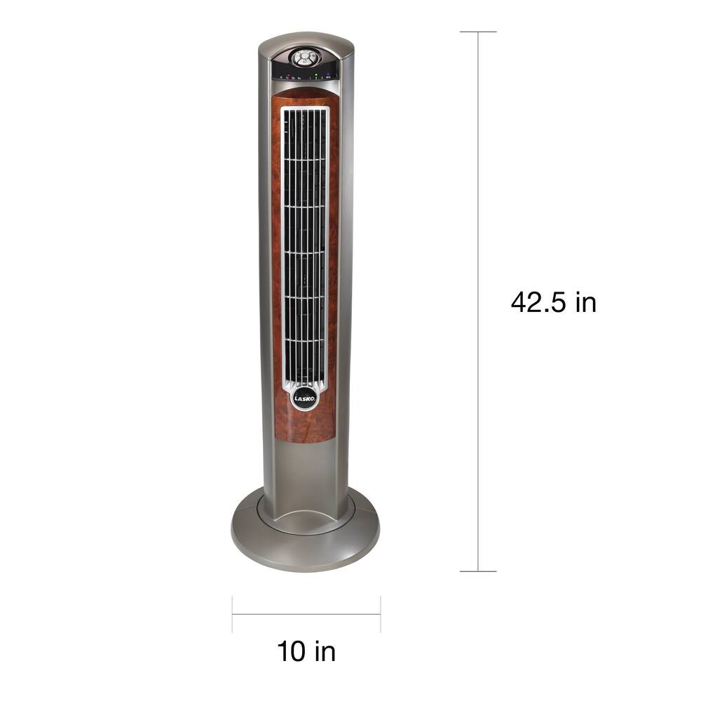 Lasko 2554 42inch Wind Curve Tower Fan with Remote On Sale Bed