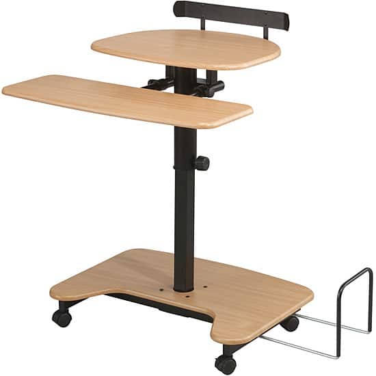 Balt Sit or Stand Mobile Workstation Desk