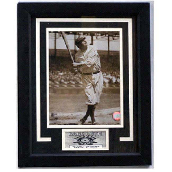 New York Yankees Babe Ruth 11x14 Deluxe Frame