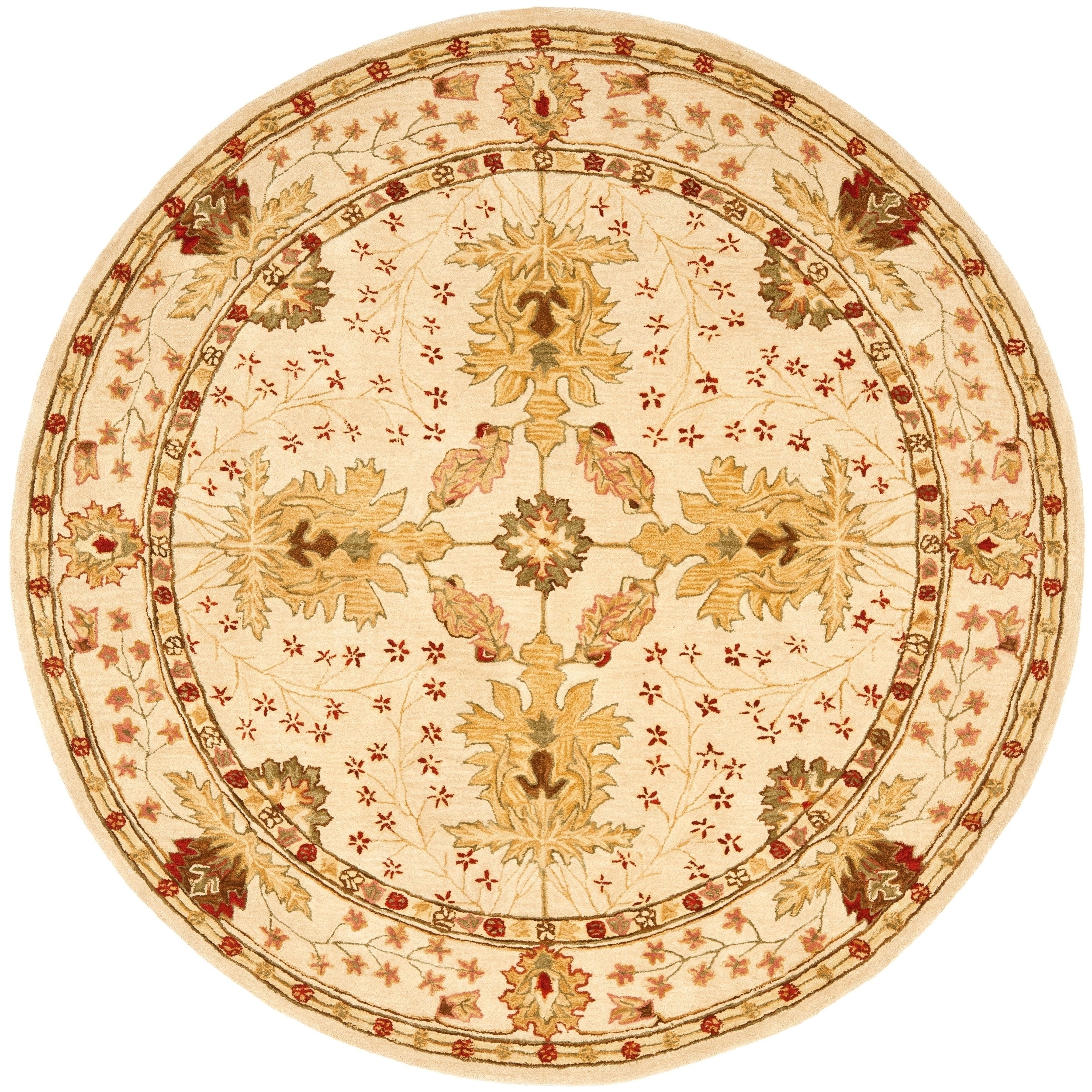 oushak ivory wool rug 6 round today $ 184 04 sale $ 165 64 save 10 %