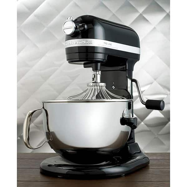 KitchenAid KP26M1XOB 10 Speed Stand Mixer w/ 6 qt Stainless Bowl &  Accessories, Onyx Black