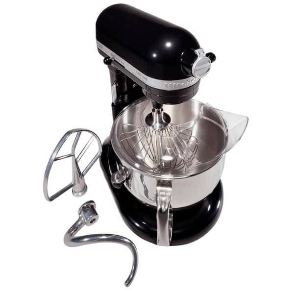 Onyx Black Commercial 8 Quart Stand Mixer with Bowl Guard, KitchenAid