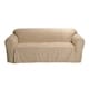 preview thumbnail 2 of 1, Classic Slipcovers Microsuede Solid Chair Drop Skirt Slipcover