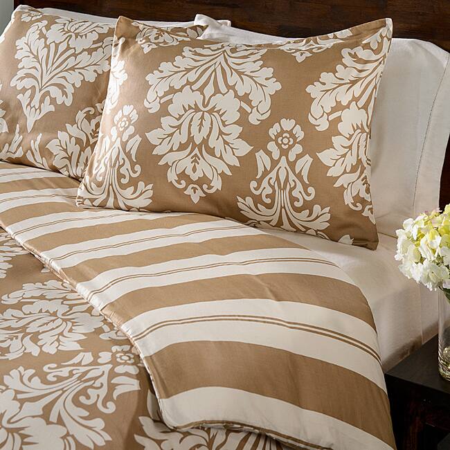 Havana Floral Reversible 3-piece Duvet Cover Set