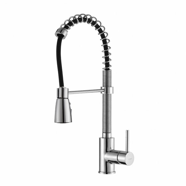 Kraus KPF-1612 Commercial Style 1-Handle 3-Function Sprayhead Pull Down Kitchen Faucet