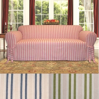 Classic Slipcovers Nantucket Round Arm Loveseat Slipcover