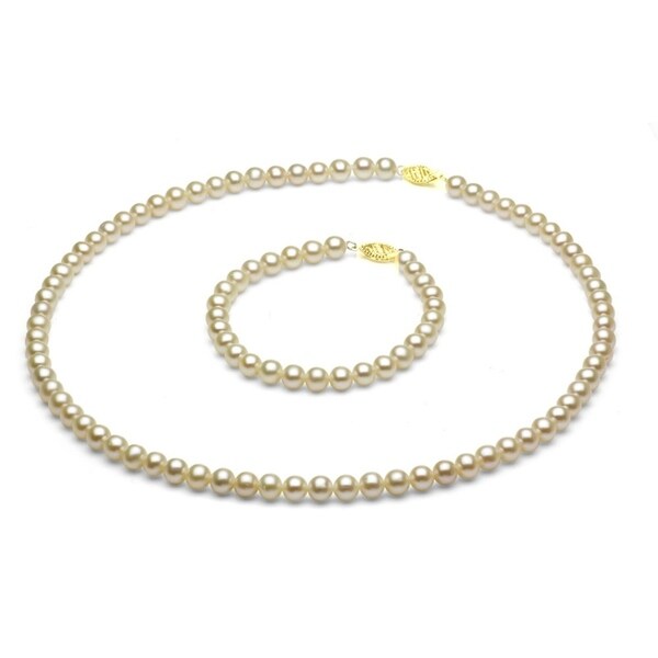 Davonna Children S 14k Gold 4 5mm Whtie Freshwater Pearl Davonna Children X27 S 14k Gold 4 5mm Whtie Freshwater Pearl Necklace And