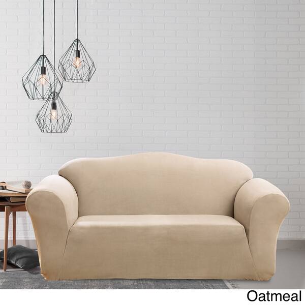 Shop Sure Fit Stretch Suede Sofa Slipcover Free Shipping Today