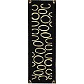 Safavieh Handmade Soho Eclipse Black/ Ivory N. Z. Wool Runner (2'6 x 8') - 2'6 x 8'