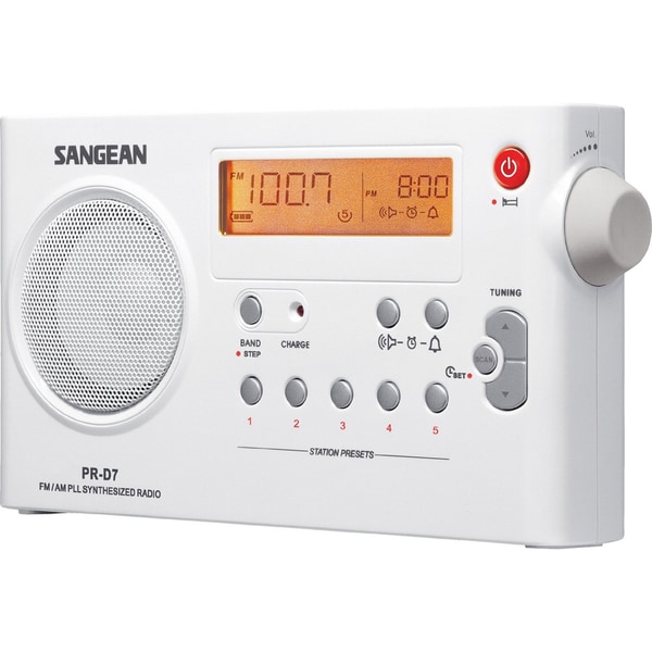 Sangean PR-D7 Digital Rechargeable AM/FM Radio