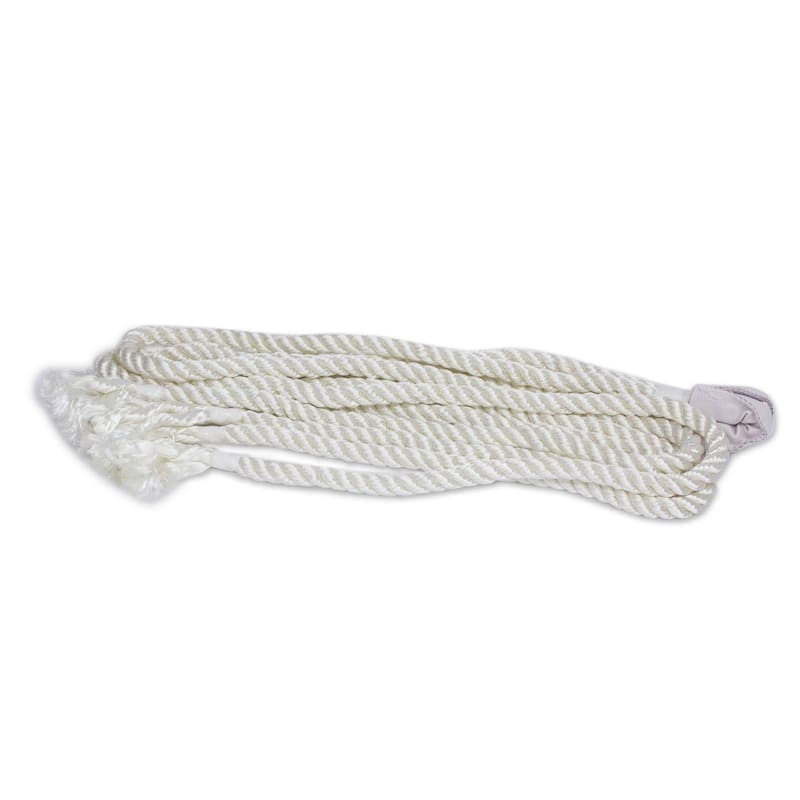 NOVICA Glowing Copper Hand Knotted Rope Style Nylon Double Hammock