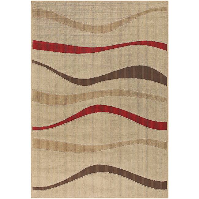 Artist's Loom Indoor/Outdoor Contemporary Geometric Rug - 5'2" x 7'5"