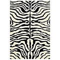 Safavieh Handmade Soho Zebra Ivory/ Black New Zealand Wool Rug - 7'6 x 9'6
