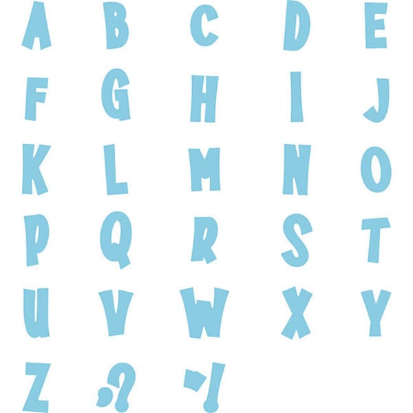 Shop Quickutz Frankie Uppercase Alphabet Shadow Die Cut Set - Free 