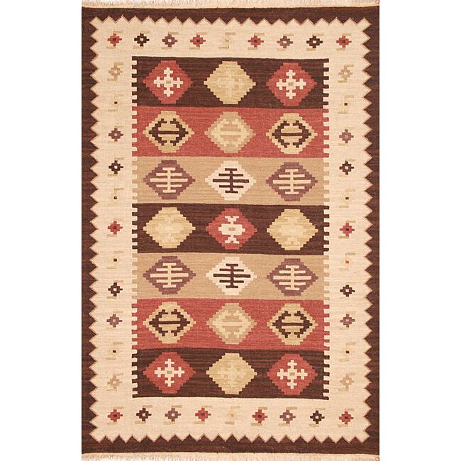 Vanilla Rug Hand-woven Vanilla Wool Rug (8' x 10') - 8'x10' - Overstock - 3260200