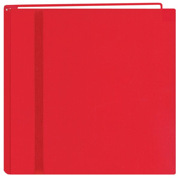 Snapload Red Cloth 12x12 Memory Album With 40 Bonus Pages