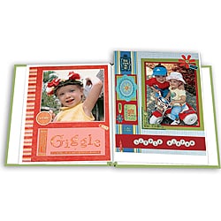 Pioneer Family Treasures Cardinal Red 8.5x11 Memorybook with 40 Bonus Pages Pioneer Photo Albums Scrapbook Albums